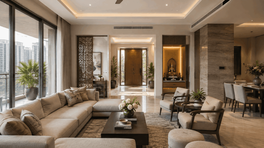 South facing flat Vastu apartment layout