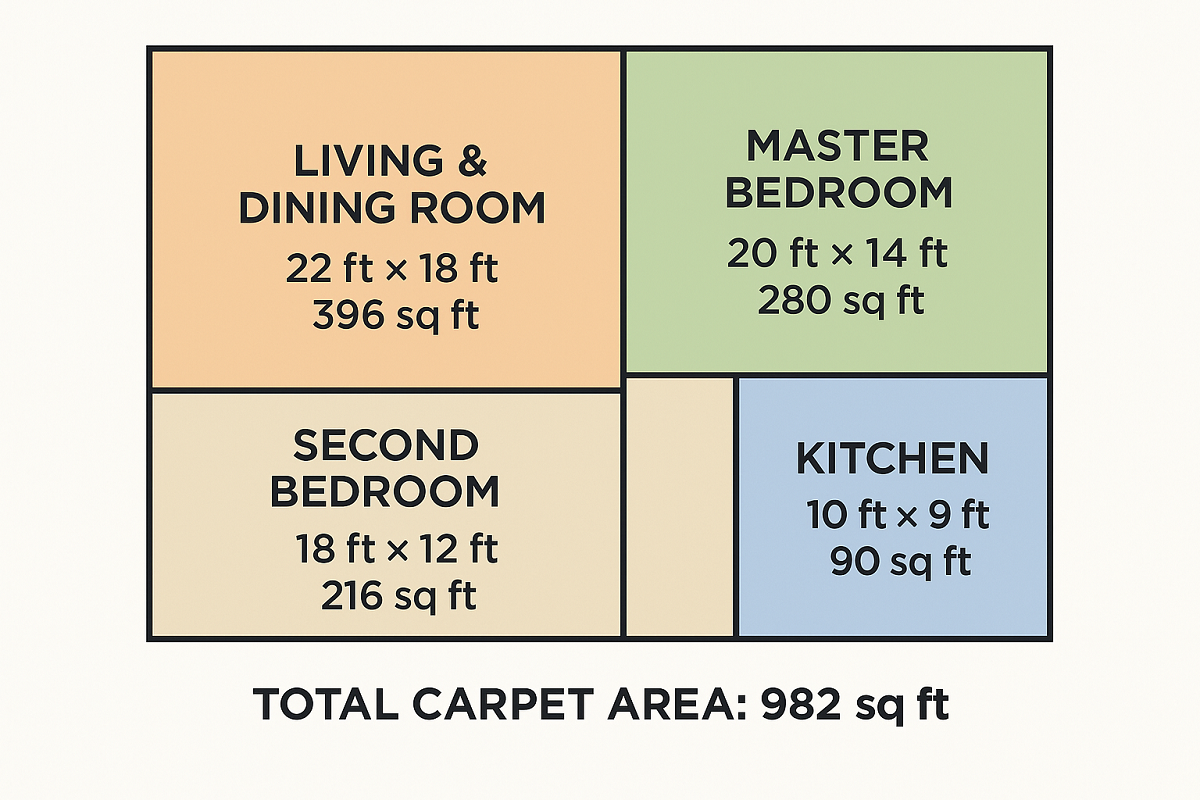 carpet area