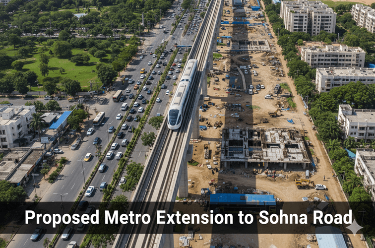 Metro Extension to Sohna Road