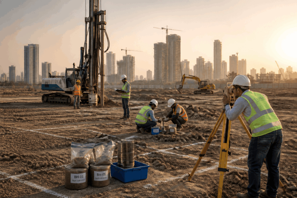 Construction site survey