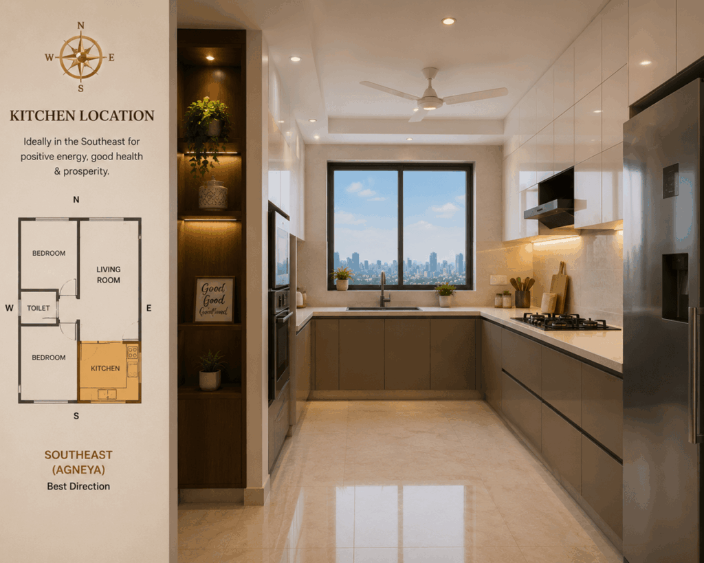 Modern kitchen layout