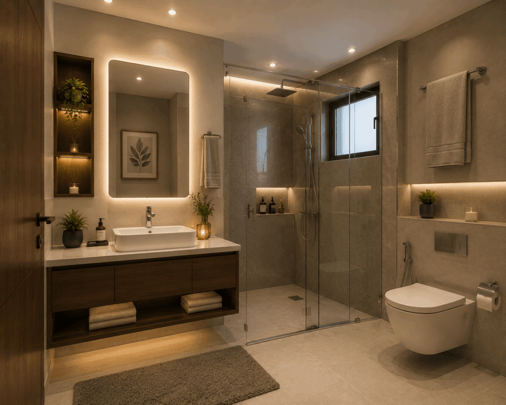 Modern luxury bathroom