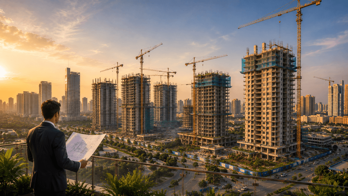 luxury under-construction residential development