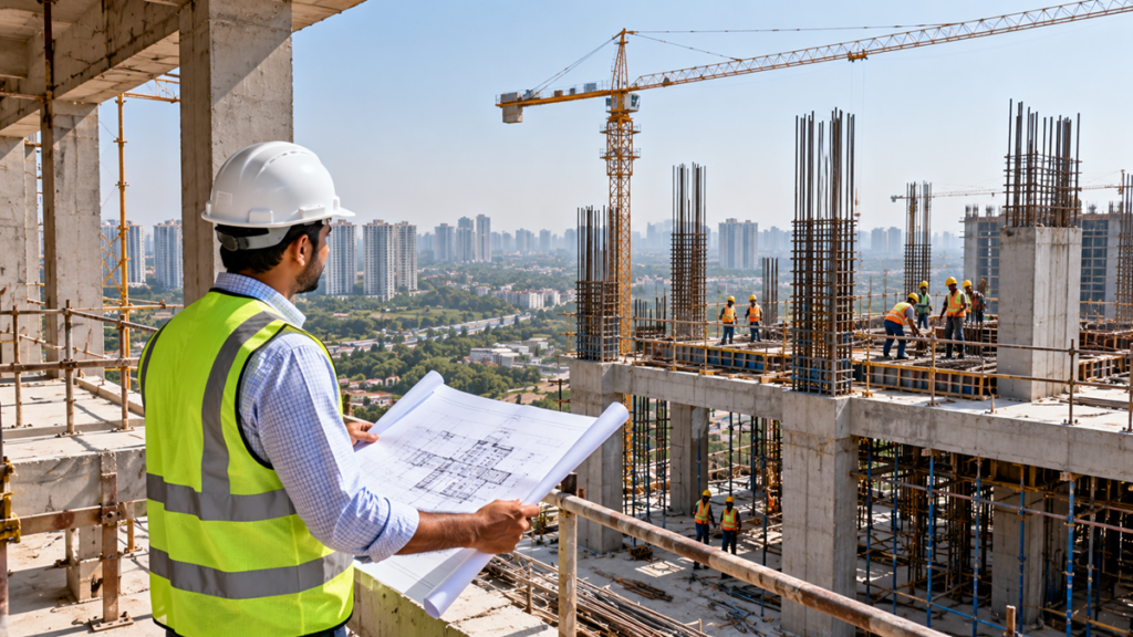 High rise building structural quality inspection