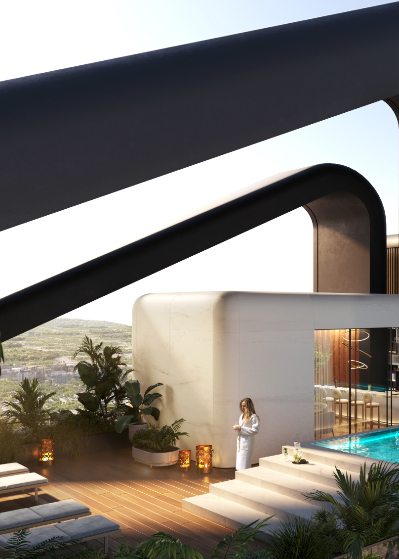 Open spaces in the property